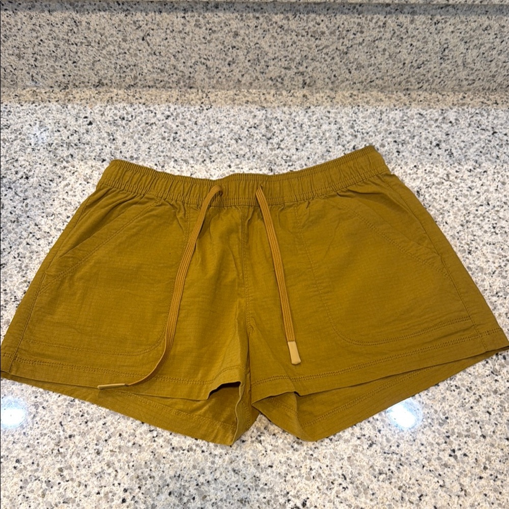 Title nine Yellow Athletic Shorts Relaxed Fit